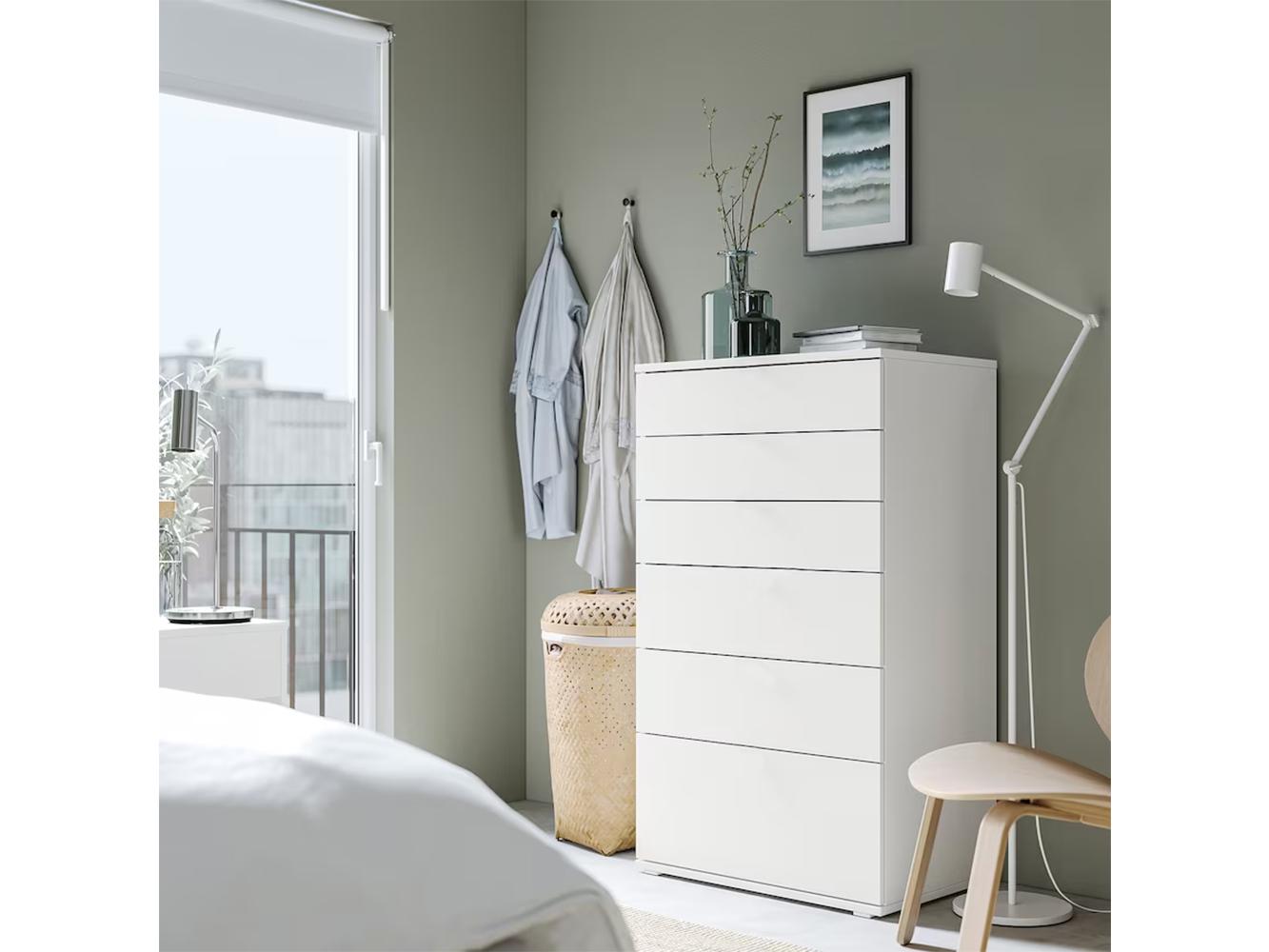 Комод Вихалс 115 white ИКЕА (IKEA) изображение товара