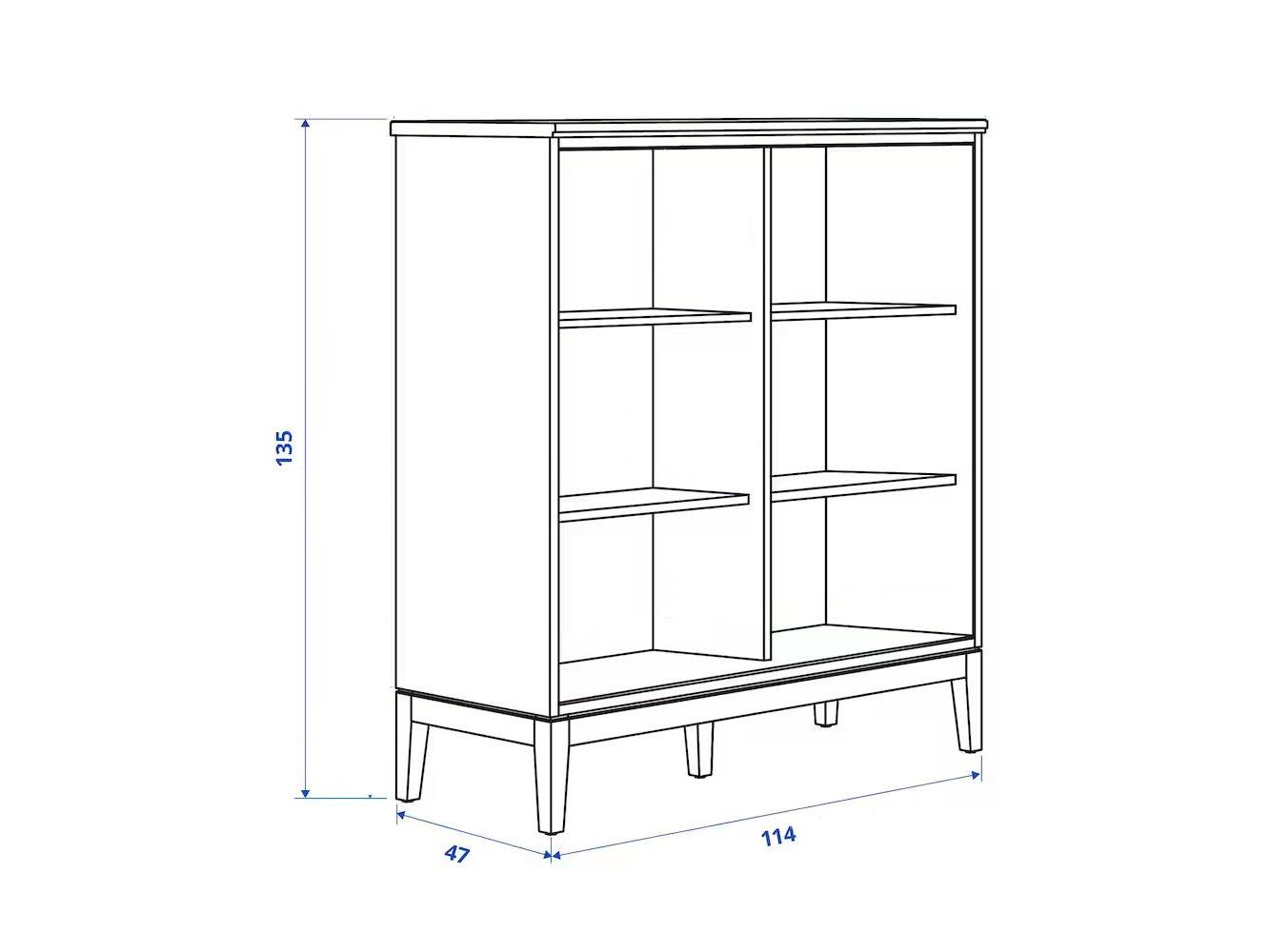 Распашной шкаф Иданас 15 white ИКЕА (IKEA) изображение товара