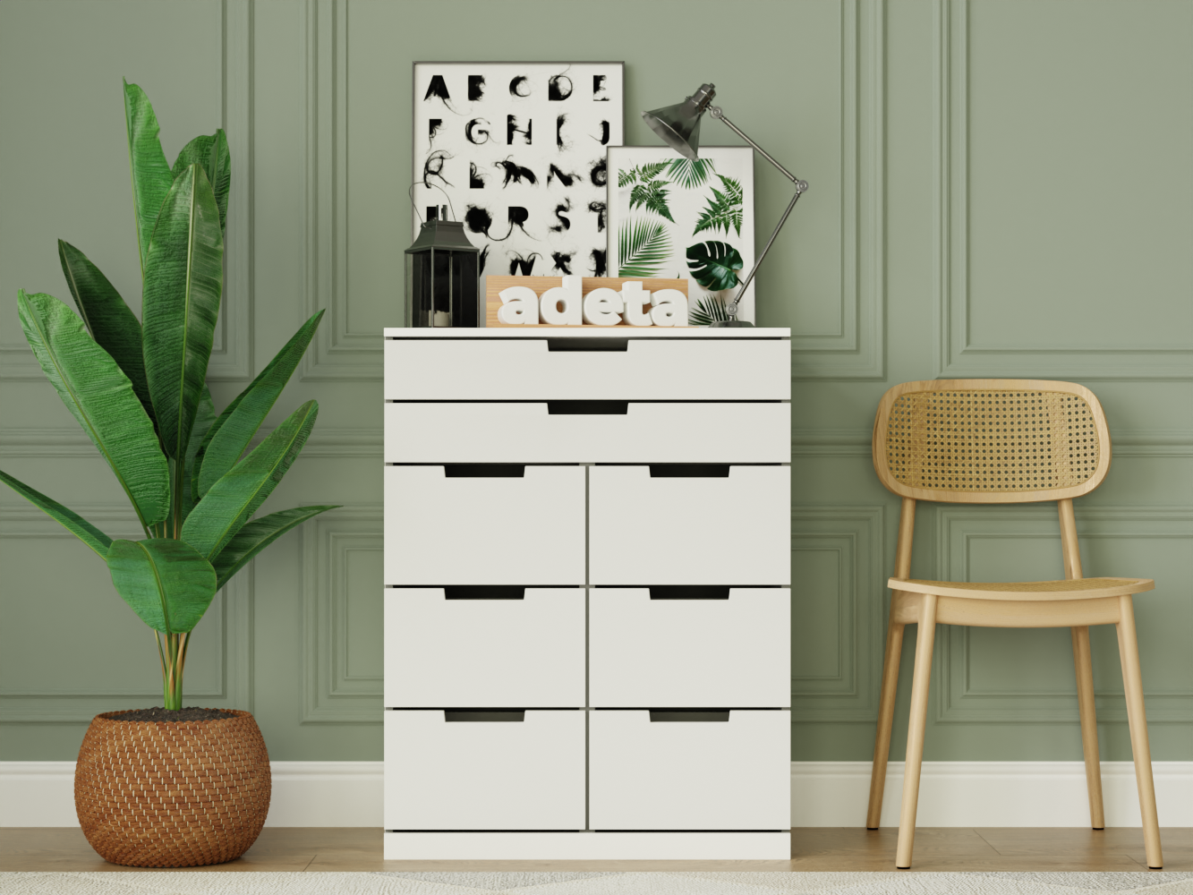 Комод Нордли 31 white ИКЕА (IKEA) изображение товара