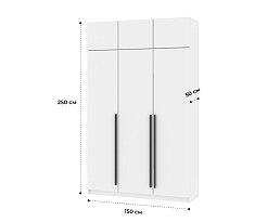 Изображение товара Распашной шкаф Пакс Форсанд 30 white ИКЕА (IKEA) на сайте adeta.ru