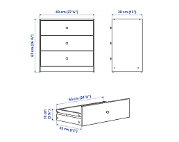 Изображение товара Комод Гурскен GURSKEN 14 beige ИКЕА (IKEA) на сайте adeta.ru