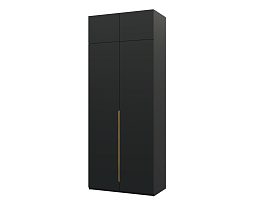 Изображение товара Распашной шкаф Пакс Альхейм 22 black (gold) ИКЕА (IKEA) на сайте adeta.ru